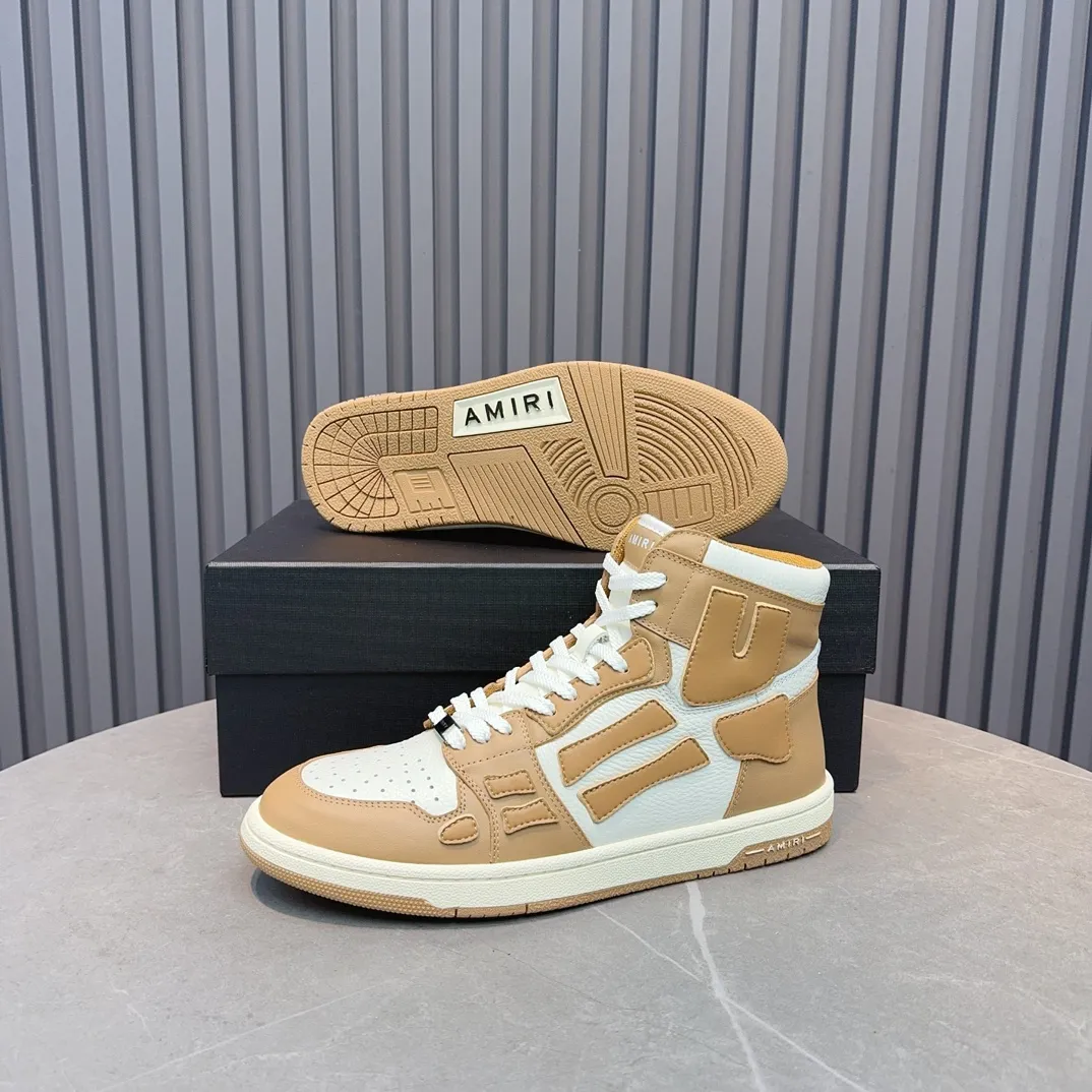 Men's shoes💰620💰 AMIRI AMIRI trendy brand hot sale🔥 Available all year round✅Couples💑 Official website synchronization Imported fabrics 1⃣️ratio 1⃣️Re-engraved, original factory special original sole, 35-45 (38.45. Non-refundable)